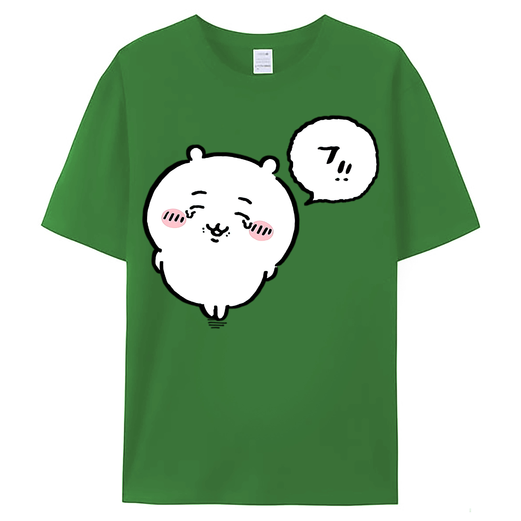 （画像用） ちいかわ ちいかわ Chii-kawa chiikawa レディースカジュアルプリントTシャツ（綿100％）